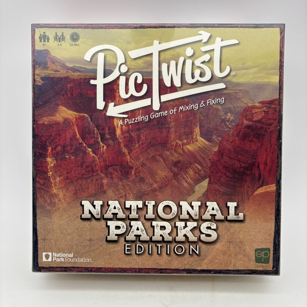 PicTwist National Parks Edition SEALED USAopoly 2021 Puzzles Mixing Matching
